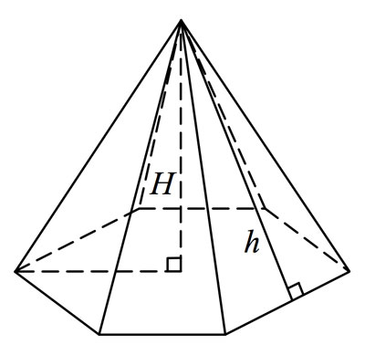 Апофема правильной треугольной пирамиды рисунок - 96 фото