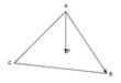 Точка внутри треугольника